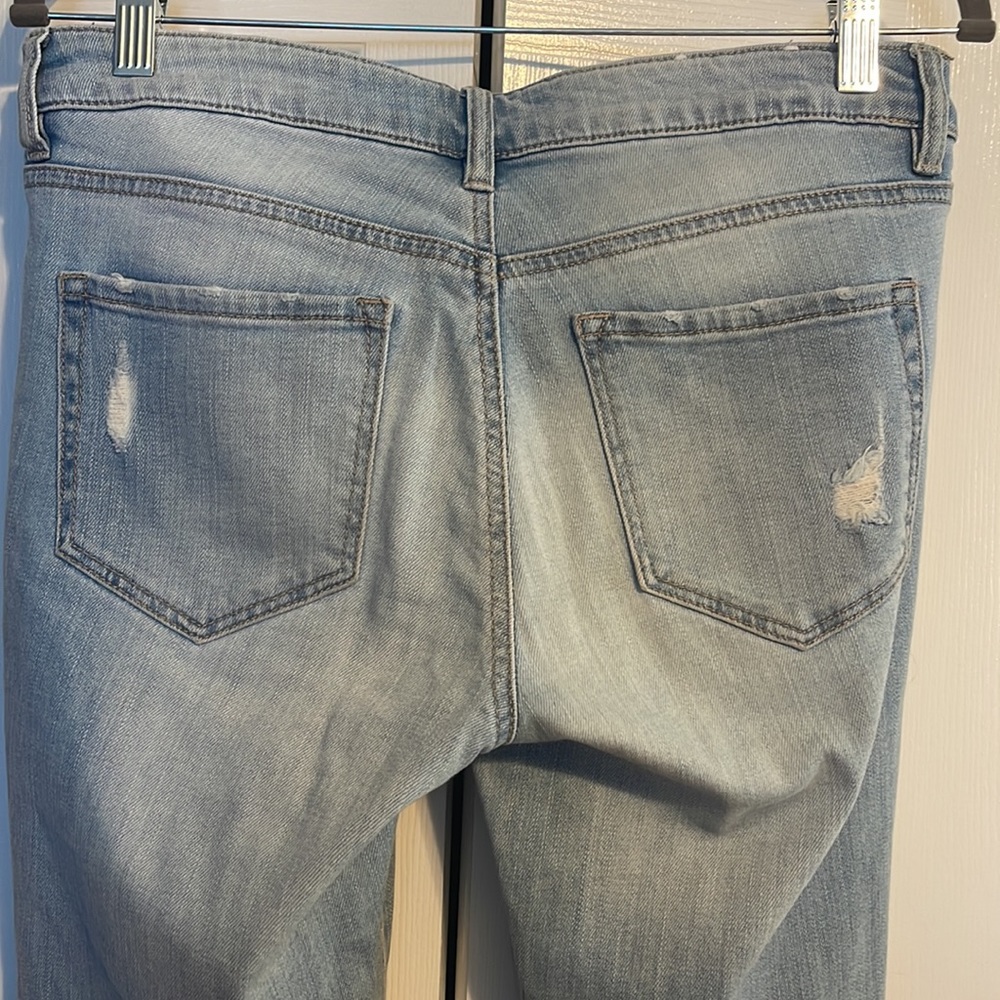 Dyndnm CARA light wash distressed jeans size 26 - Picture 9 of 10
